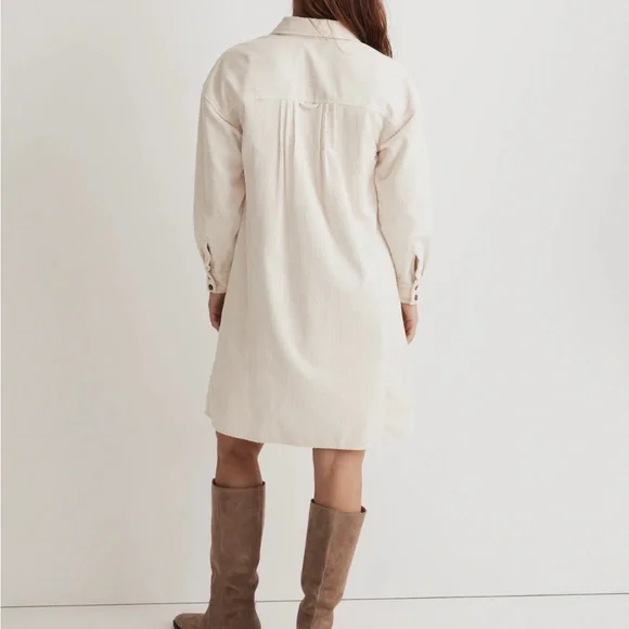 MADEWELL Mini Shirtdress. - Picture 3 of 11